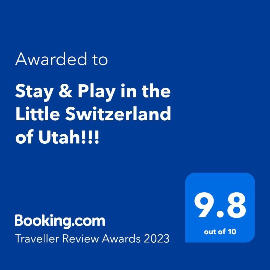 Stay & Play In The Little Switzerland Of Utah!!! 德雷珀 外观 照片